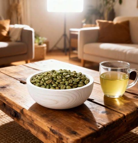 Groene koffie zetten