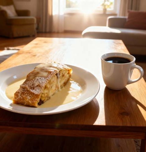 Oostenrijkse apfelstrudel