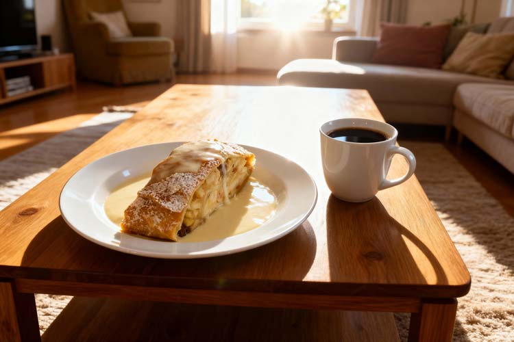 Oostenrijkse apfelstrudel
