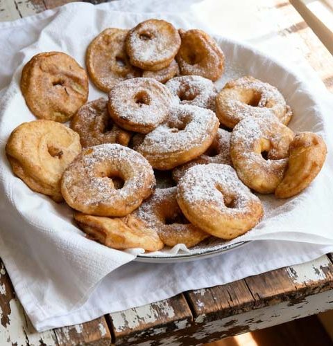 Appelbeignets maken