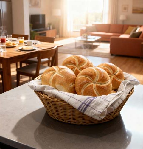 Kaiserbrötchen maken