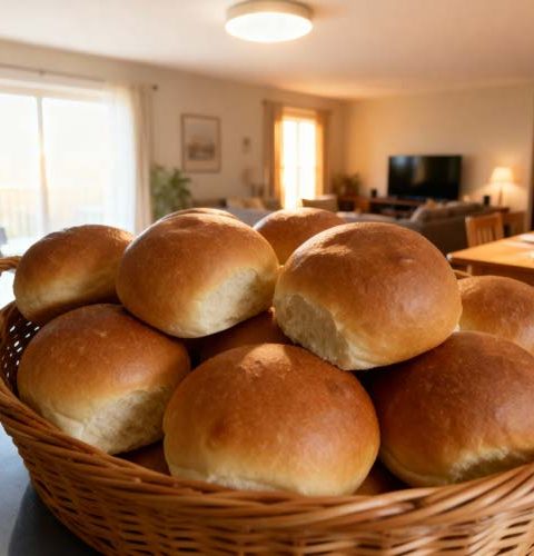 Zachte witte bolletjes maken