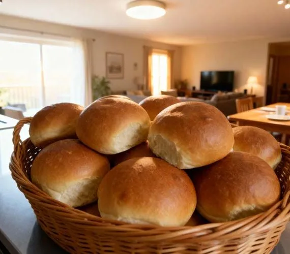 Zachte witte bolletjes maken