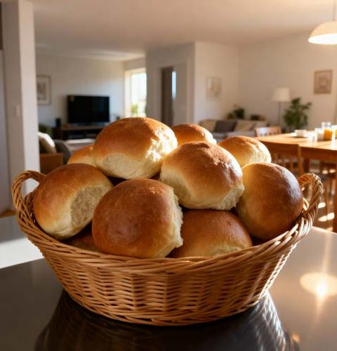 Zachte witte broodjes bewaren