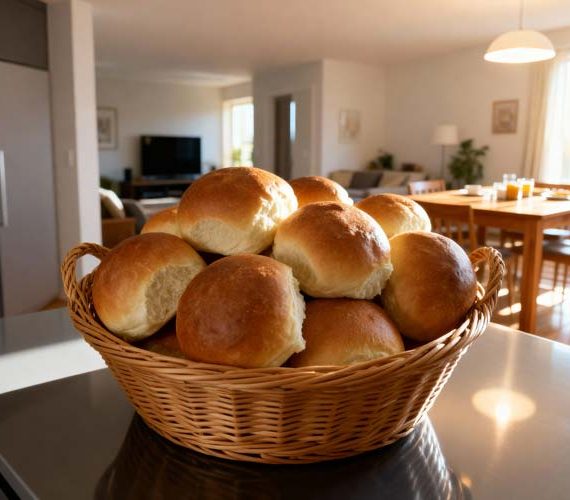 Zachte witte broodjes bewaren